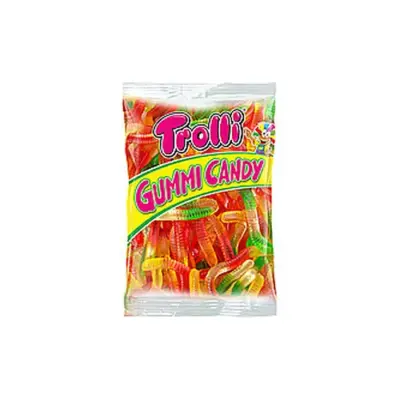 Желейні цукерки БЕЗ ГЛЮТЕНА Trolli Черв'ячки Німеччина 1 кг