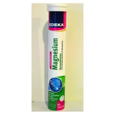 Шипучі вітаміни Edeka Magnesium+ B Komplex +C+E Німеччина (17 шт)