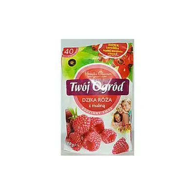 Чай фруктовий пакетований Twoi Ogrod шипшина з малиною (40штх2г) Польща