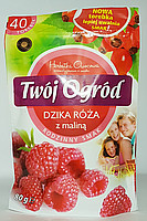 Чай фруктовий пакетований Twoi Ogrod шипшина з малиною (40штх2г) Польща