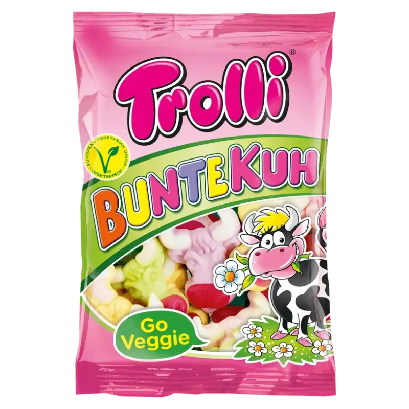 Желейні цукерки Trolli Buntekuh корівки Німеччина 200г