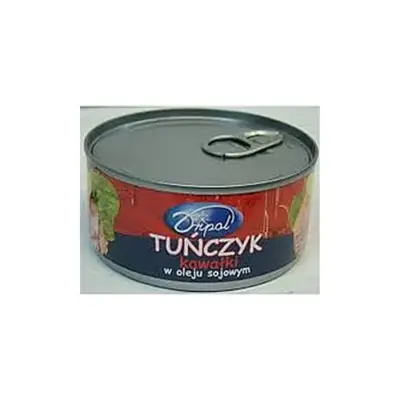 Тунець шматочками в соєвому маслі Tunczyk kawalki Dripol 170г Таїланд
