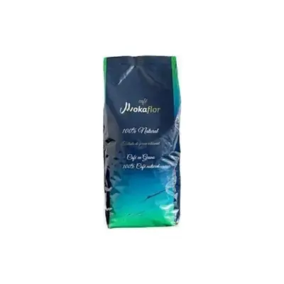 Кава в зернах 100% Арабіка Mokaflor 100% Natural 1кг Іспанія