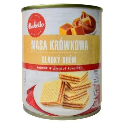 Варене згущене молоко "ИРИСКА" Bakello Masa Krówkowa Kajmak 400г Польша