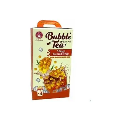 Набір для Бабл-Ті зі смаком манго та персика O's Bubble Diy Kit Bubble Tea 240г Тайвань