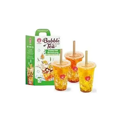 Набір для Бабл-Ті зі смаком маракуї та личі O's Bubble Diy Kit Bubble Tea 240г Тайвань
