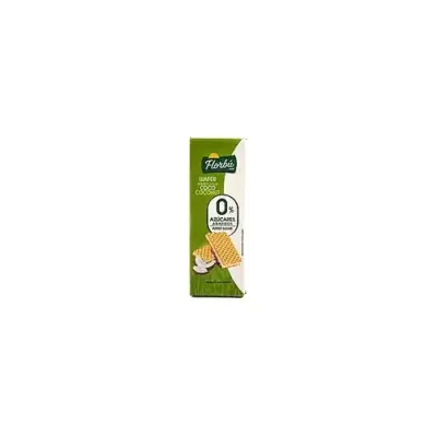 Вафлі з кокосовою начинкою БЕЗ ЦУКРУ Florbu Wafer Sabor Coco 0% azucares 150г Іспанія