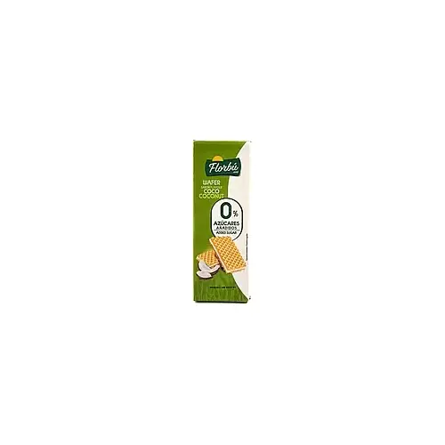 Вафлі з кокосовою начинкою БЕЗ ЦУКРУ Florbu Wafer Sabor Coco 0% azucares 150г Іспанія