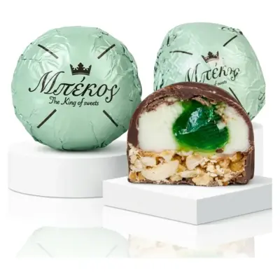 Цукерки у чорному шоколаді Фісташка Флорентійський десерт Mpekos «The King of Sweets»