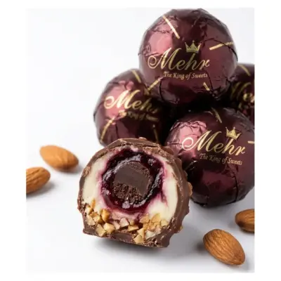Цукерки у чорному шоколаді Амаретто Флорентійський десерт Mpekos «The King of Sweets» Греція