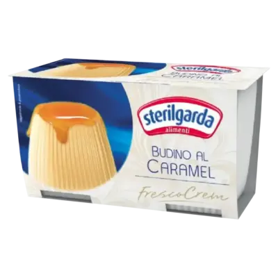 Пудинг із карамеллю Sterilgarda Budino al Caramel Fresco Crem (2x100г) 200г Італія