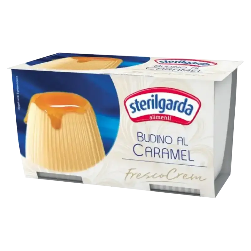 Пудинг із карамеллю Sterilgarda Budino al Caramel Fresco Crem (2×100г) 200г Італія