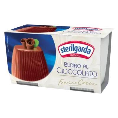 Шоколадний пудинг Sterilgarda Budino al Cioccolato Fresco Crem (2x100г) 200г Італія