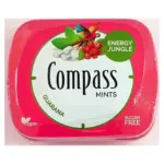 Льодяники БЕЗ ЦУКРУ Гуарана Compass Mints Guarana Energy Jungle  14 г Німеччина