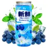 Напій сильногазований Чорниця з м’ятою Fresh Blueberry Ice 330мл Німеччина