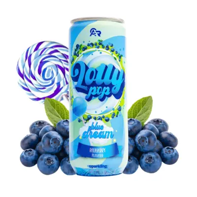 Напій сильногазований Чорничний Льодяник Lolly Pop Blue Dream 330мл Німеччина