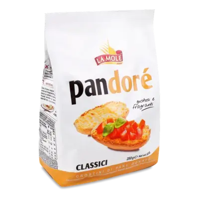 Кростіні-Гренки Класичні La Mole Pandore Classici 250г Італія