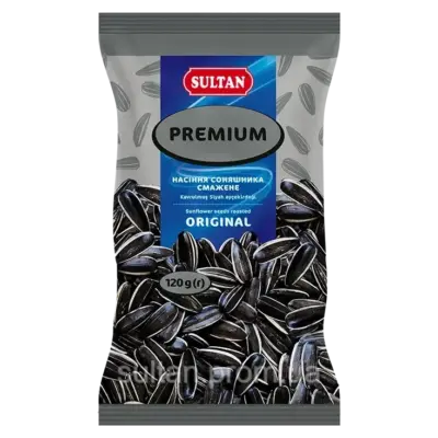Насіння смугасте смажене Sultan Premium Original 120г