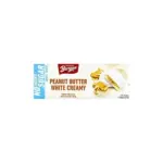 Пісочне печиво з арахісовим кремом БЕЗ ЦУКРУ Bergen Peanut butter White creamy 128г Польща