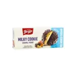 Печиво з арахісом та карамеллю в глазурі БЕЗ ЦУКРУ Bergen Milky Cookie Caramel, Peanut 100г Польща