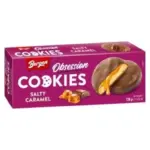 Печиво із солоною карамеллю у молочному шоколаді Bergen Obsession Cookies Salty Caramel 128г Польща