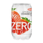 Напій газований Полуниця БЕЗ ЦУКРУ OKF Sparkling Strawberry Zero Sugar 350мл Корея