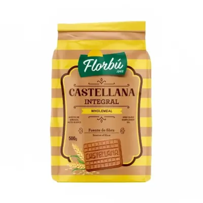 Цільнозернове печиво Florbu Castellana Integral 500г Іспанія