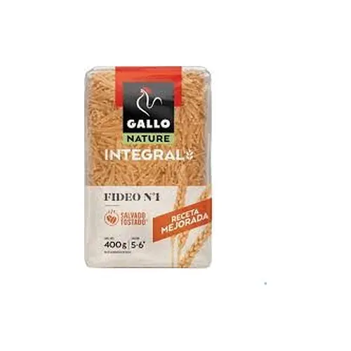 Вермішель цільнозернова Gallo Nature Integral Fideo №1 400г Іспанія