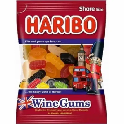 Желейні цукерки Haribo Wine Gums 175г Німеччина