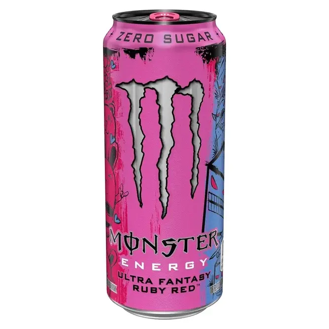 Енергетичний напій БЕЗ ЦУКРУ Monster Energy Ultra Fantasy Ruby Red 500мл Великобританія