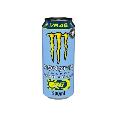 Енергетичний напій БЕЗ ЦУКРУ Monster Energy Rossi Zero Sugar 500мл Великобританія