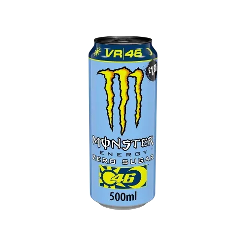 Енергетичний напій БЕЗ ЦУКРУ Monster Energy Rossi Zero Sugar 500мл Великобританія