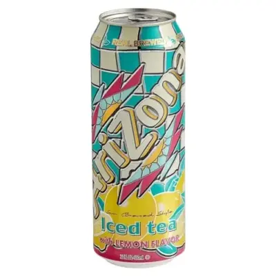 Холодний чай із соком лимону ArіZona Iced Tea With Lemon Flavor 650мл США