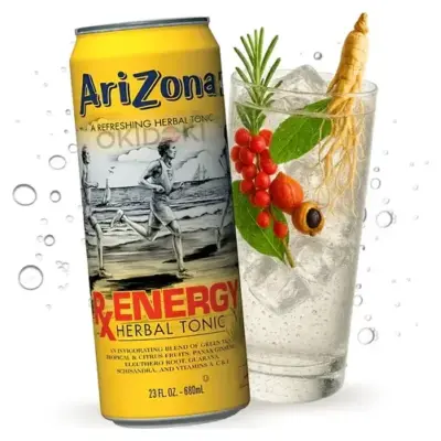 Енергетичний напій Arizona Rx Energy Herbal Tonic 650мл США