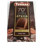 Шоколад темний БЕЗ ГЛЮТЕНУ, ВЕГАН Torras Africa 70% 100г Іспанія