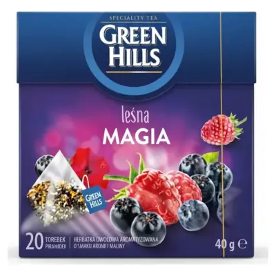 Чай фруктовий Green Hills лісова магія 20 пірамідок Польща