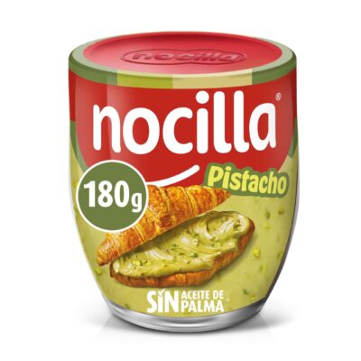 Крем-паста Фісташкова без глютена та пальмової олії Nocilla Pistacho 180г Іспанія