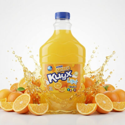 Напій Апельсин вітамінізований БЕЗ ЦУКРУ Kuyx Light Orange 3л Іспанія