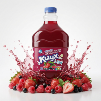 Напій Лісові Ягоди вітамінізований БЕЗ ЦУКРУ Kuyx Light Frutos Rojos 3л Іспанія