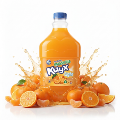 Напій мандариновий вітамінізований БЕЗ ЦУКРУ Kuyx Light Mandarina 3л Іспанія