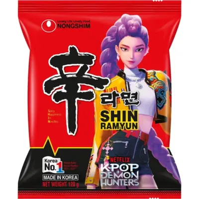 Локшина швидкого приготування Nongshim Shin Ramyun Netflix 120г Південна Корея