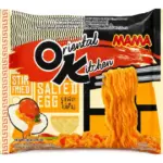 Локшина швидкого приготування зі смаком смаженого яйця Mama Oriental Kitchen Stir Fried Salted Egg 85г Таїланд
