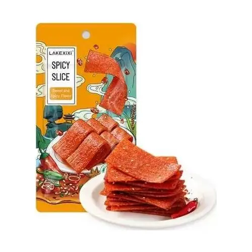 Латяо-слайси зі смаком солодкий чилі Lakexixi Spicy Slice 26г Кітай