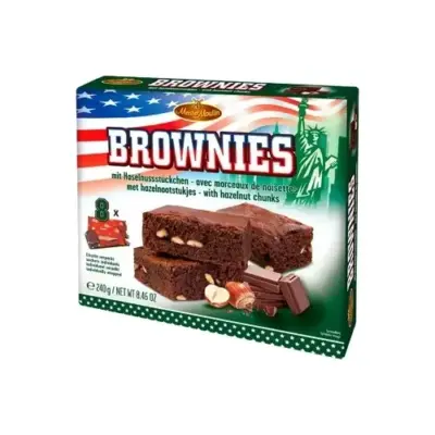Тістечко Брауні з фундуком Meister Moulin Brownies (8х30г) 240г Австрія
