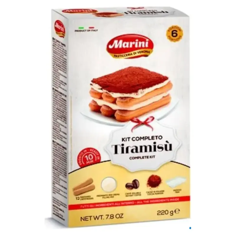 Савоярди (набір) з кремом для тірамісу Marini Kit Completo Tiramisu 220г Італія