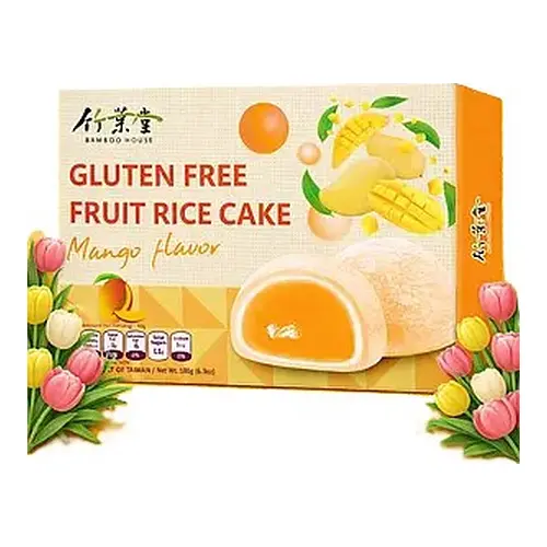 Моті (рисовий десерт) Манго БЕЗ ГЛЮТЕНУ Bamboo House Fruit Rice Cake Mango 180г Тайвань