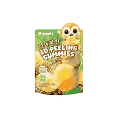 3D Желейні цукерки Соковитий Ананас K-Peelz 3D Peeling Gummies Pineapple 75г Корея