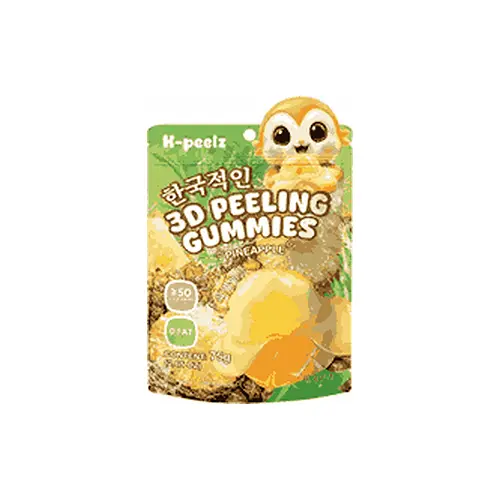 3D Желейні цукерки Соковитий Ананас K-Peelz 3D Peeling Gummies Pineapple 75г Корея