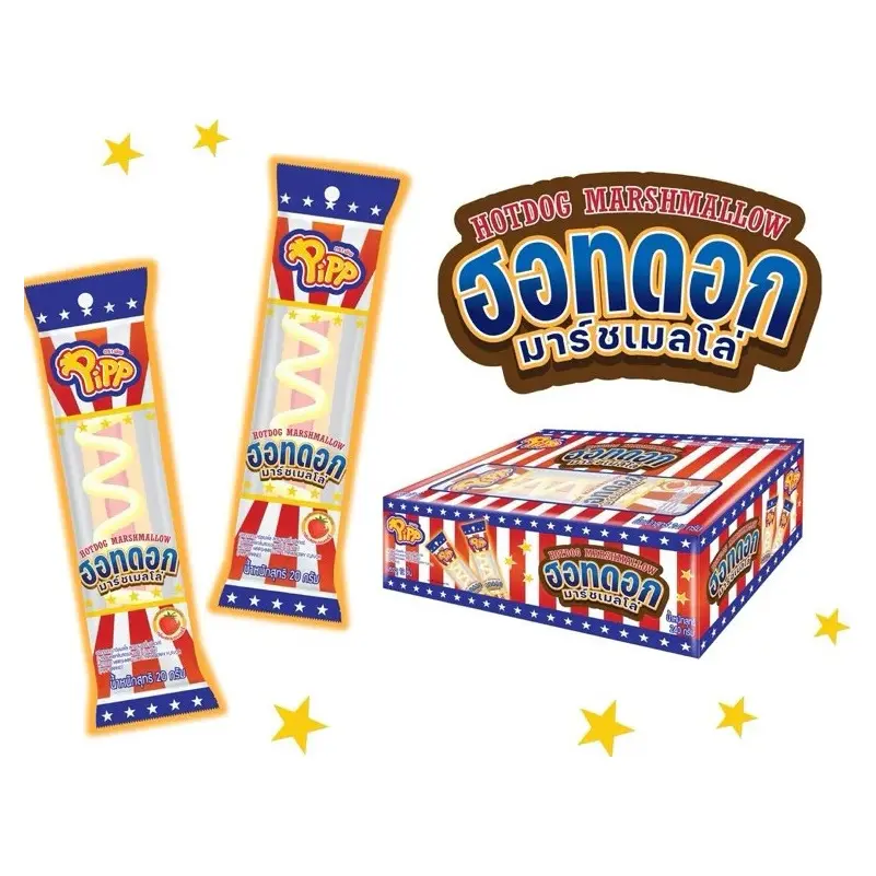 Маршмеллоу полуничний Хот-Дог Pipp Hotdog Marshmallow 20г Таїланд