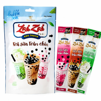 Желейний мармелад Бабл-Ті у стиках Duc Hanh Zai Zai Plus Bubble Tea 290г/320г В'єтнам